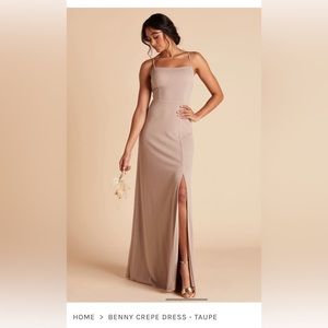 Birdy Grey Benny Crepe Dress - Taupe